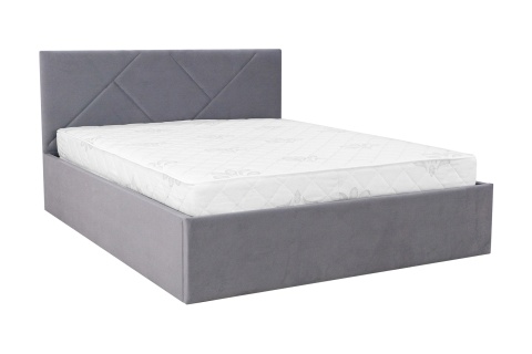 Кровать Лима серо-голубая