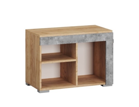 Тумба для обуви с полками Галант, дуб крафт/ателье