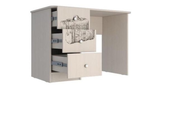 Стол Прямой СП-309 Мийа-3/Фотопечать (Ш-1000 х В-735 х Г-555 мм)